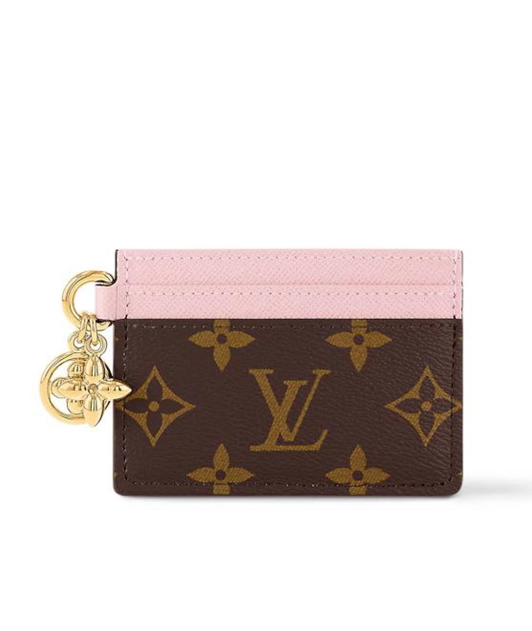 LOUIS VUITTON Коричневый кардхолдер, фото 1