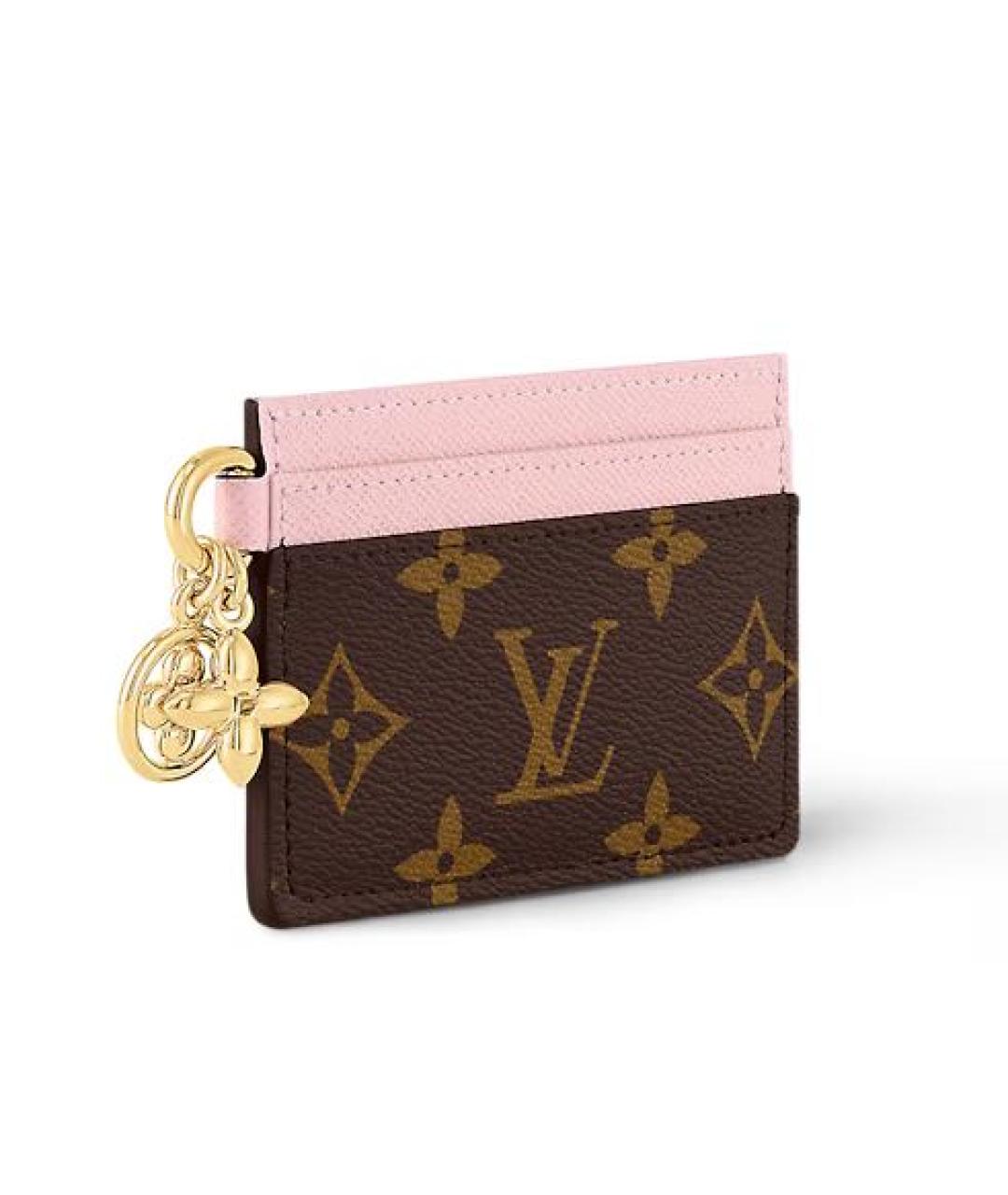 LOUIS VUITTON Коричневый кардхолдер, фото 2