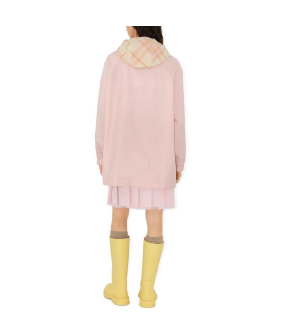 BURBERRY Розовая куртка, фото 4