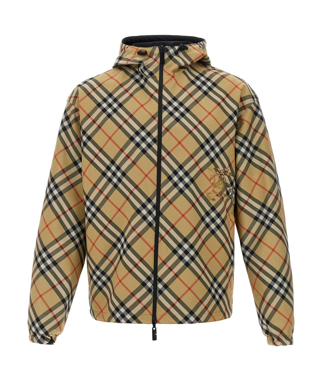 BURBERRY Мульти полиэстеровая куртка, фото 1
