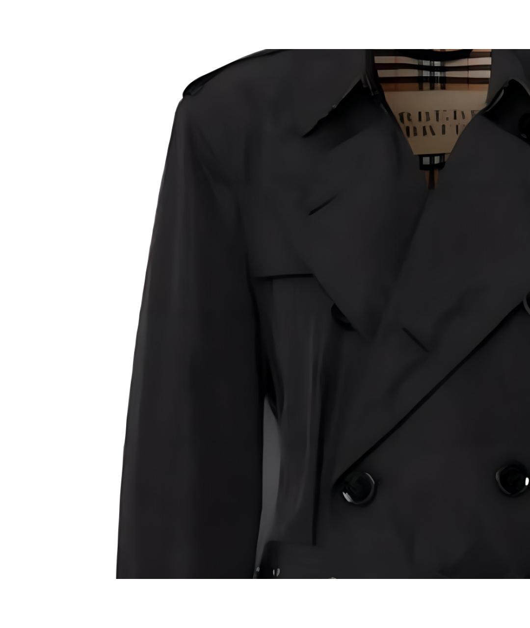 BURBERRY Черный тренч / плащ, фото 4