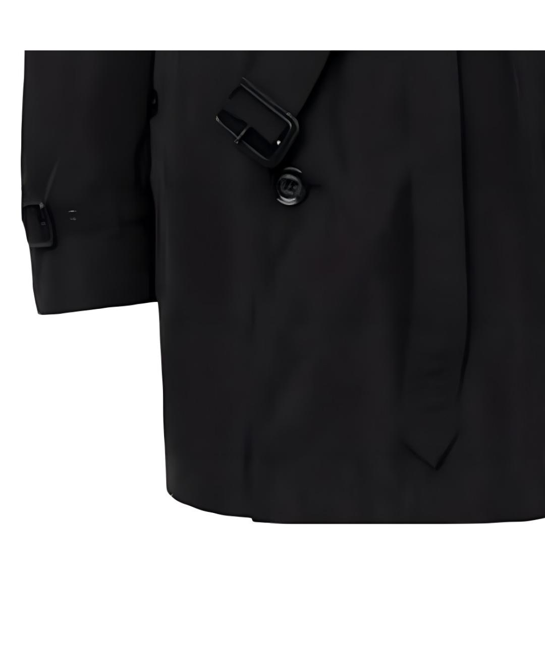 BURBERRY Черный тренч / плащ, фото 2