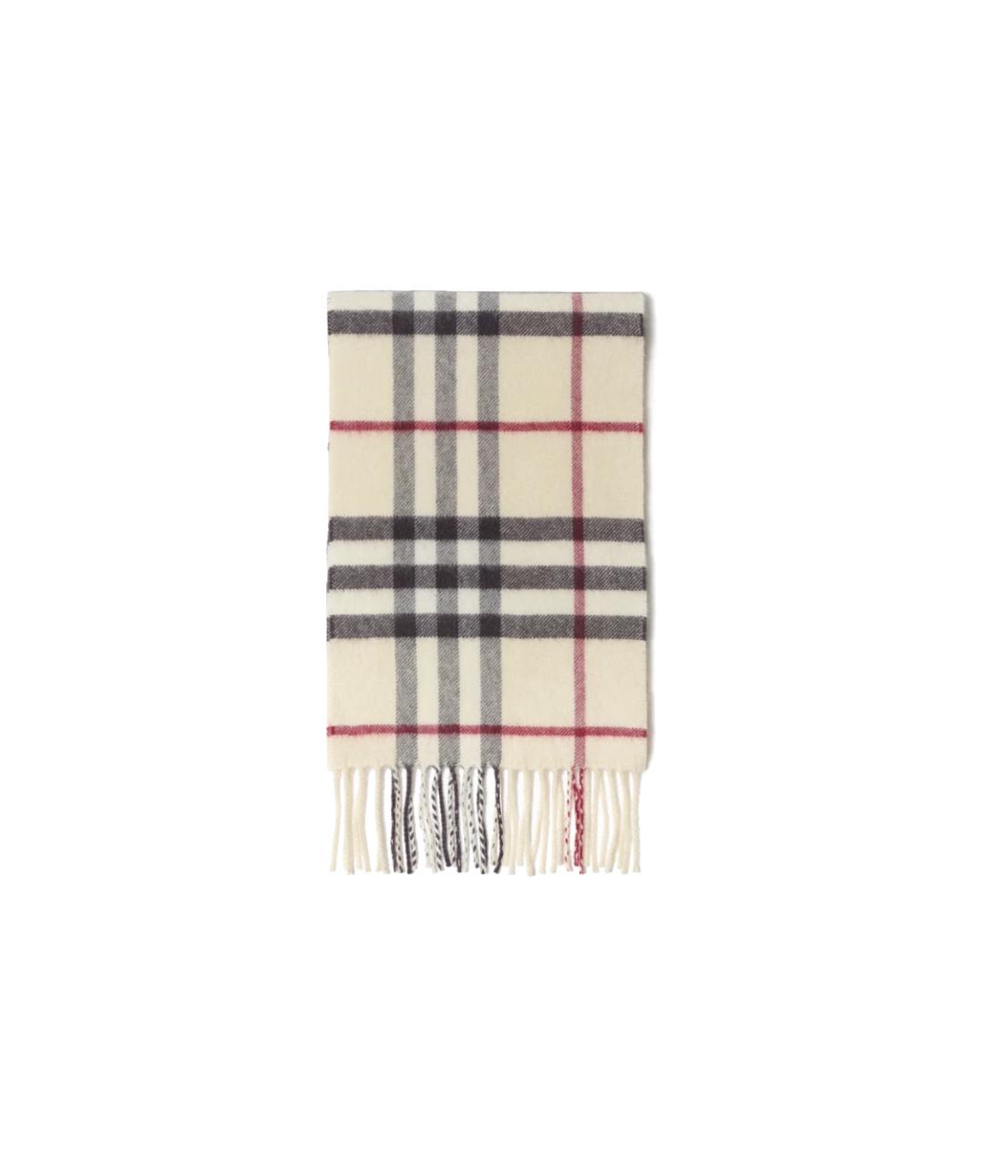 BURBERRY Бежевый кашемировый шарф, фото 2