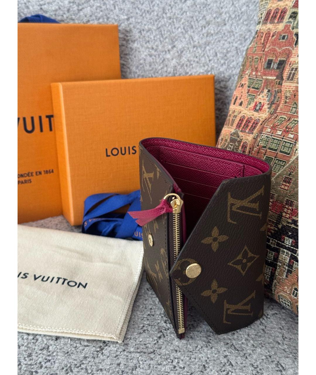 LOUIS VUITTON Фуксия кошелек, фото 2