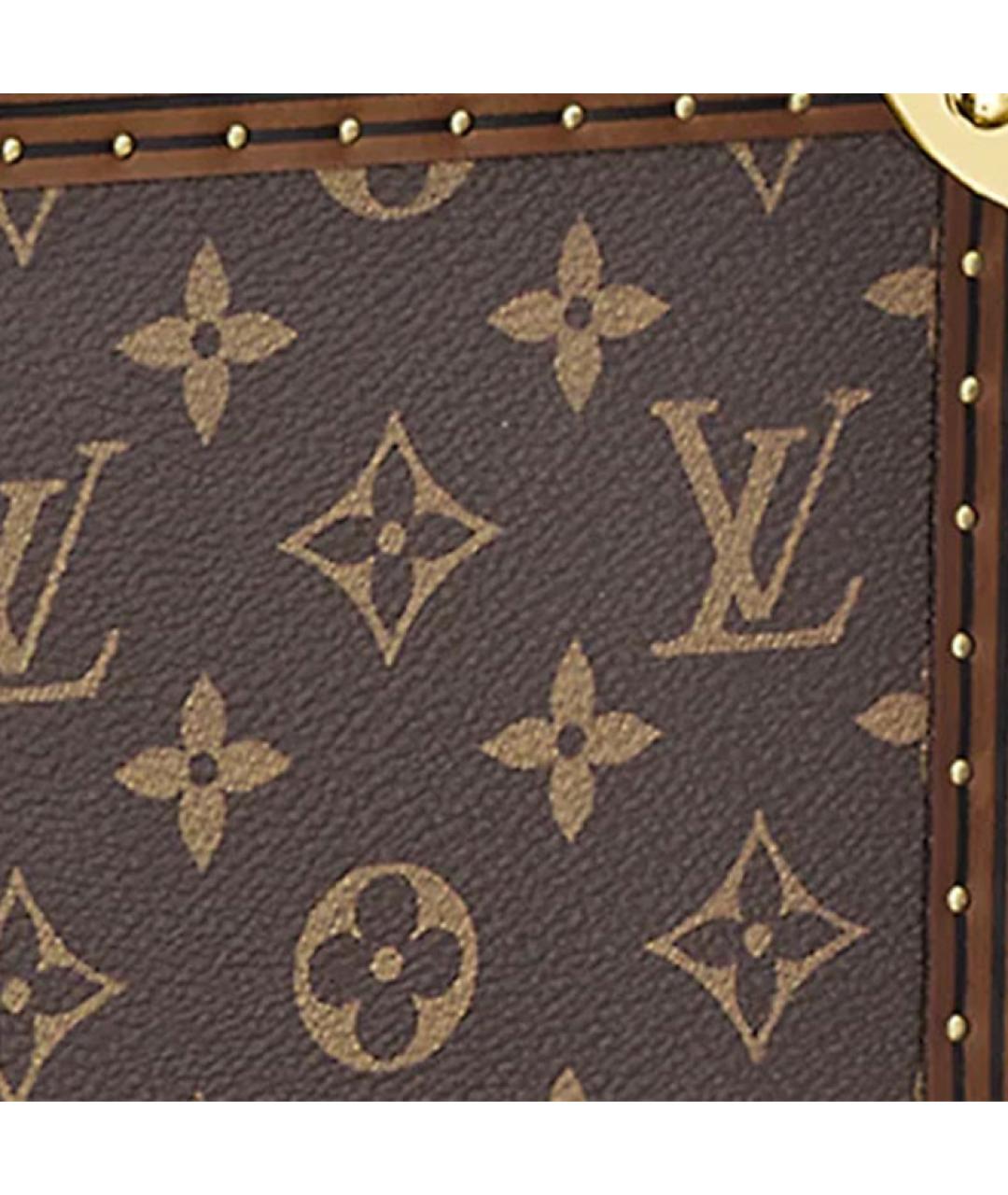 LOUIS VUITTON Коричневый чемодан, фото 5