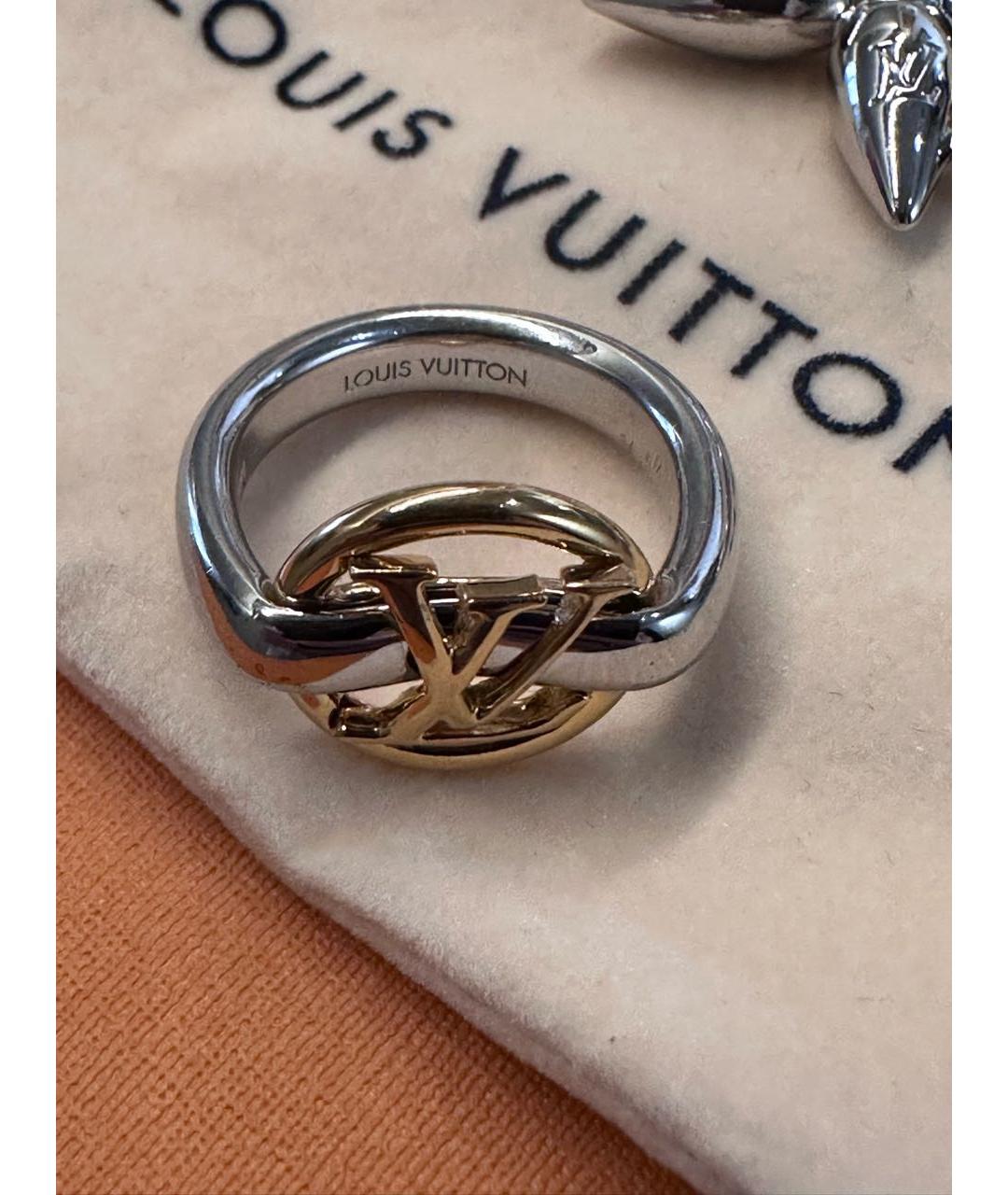 LOUIS VUITTON Серебряное латунное кольцо, фото 5