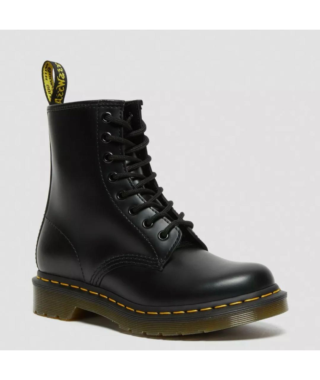 DR. MARTENS Черные кожаные ботинки, фото 2