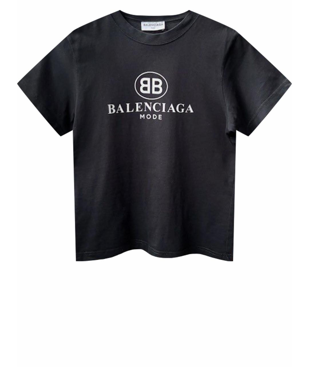 BALENCIAGA Хлопковая футболка, фото 1