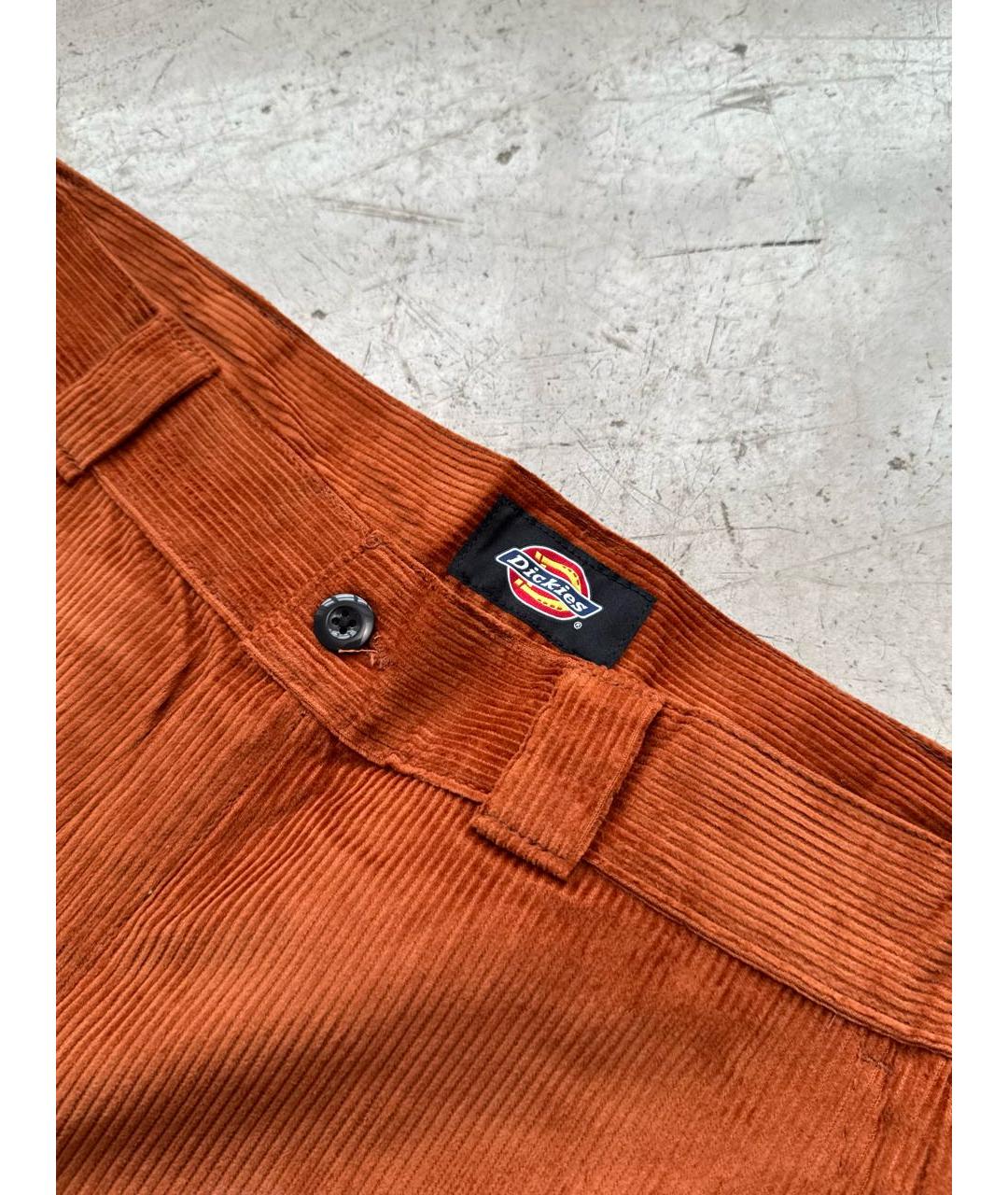 DICKIES Оранжевое хлопковые повседневные брюки, фото 5