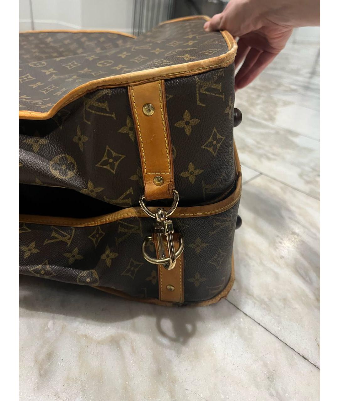 LOUIS VUITTON Коричневая дорожная/спортивная сумка, фото 8