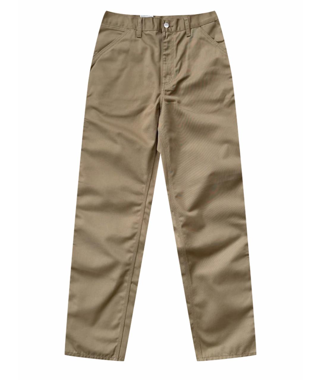 CARHARTT WIP Горчичные повседневные брюки, фото 1