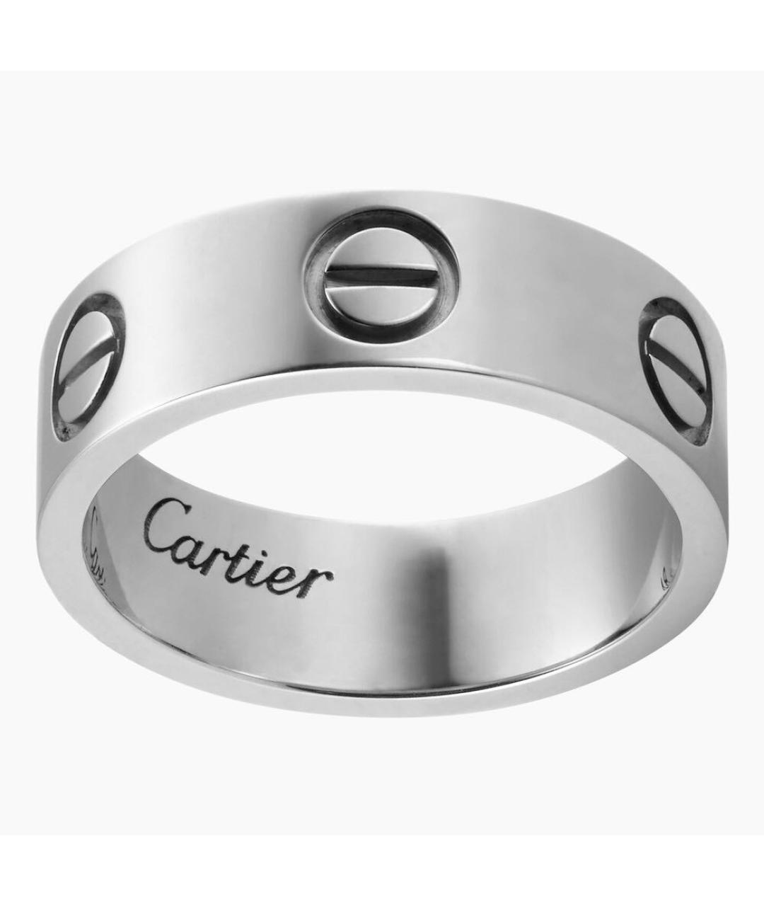 CARTIER Серебряное кольцо из белого золота, фото 9