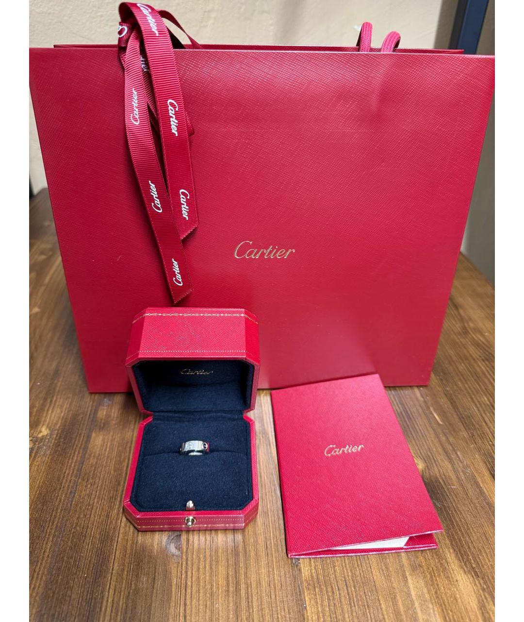 CARTIER Серебряное кольцо из белого золота, фото 2