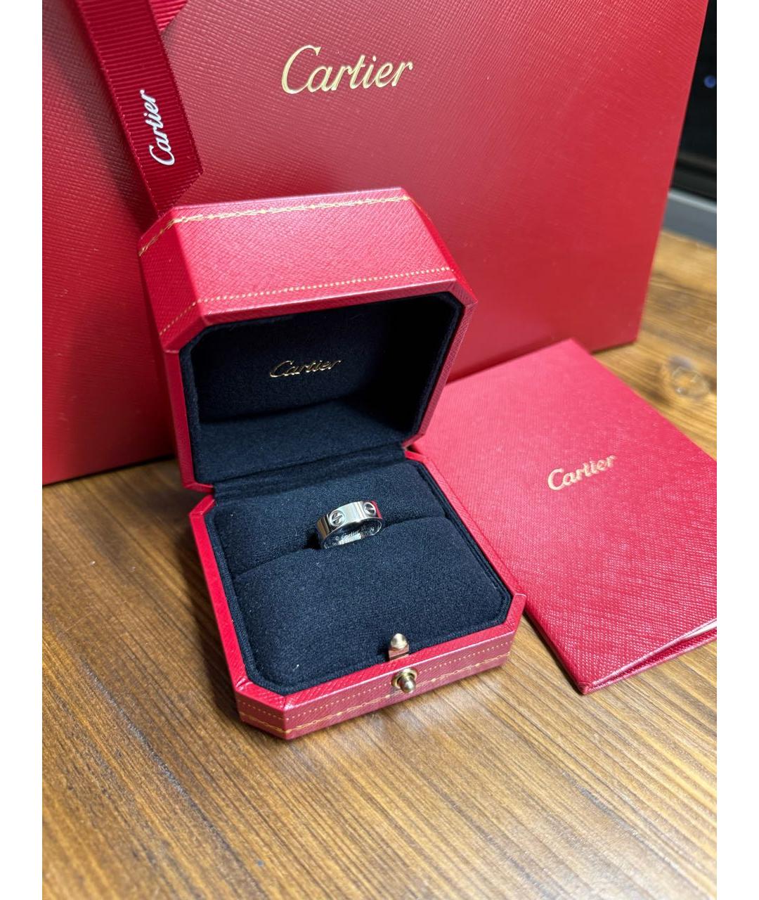 CARTIER Серебряное кольцо из белого золота, фото 3