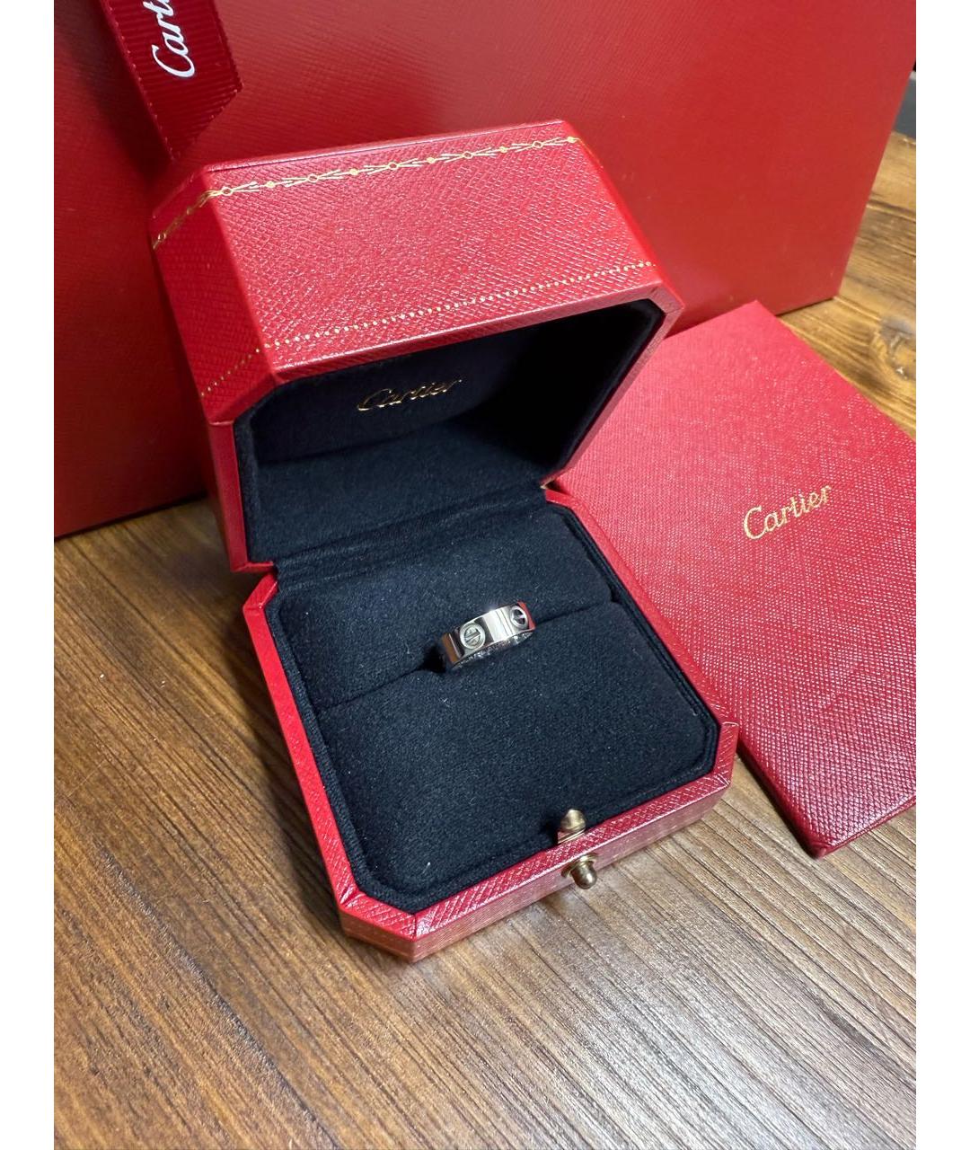 CARTIER Серебряное кольцо из белого золота, фото 4