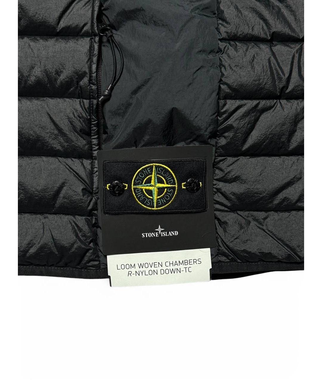 STONE ISLAND Черный жилет, фото 4