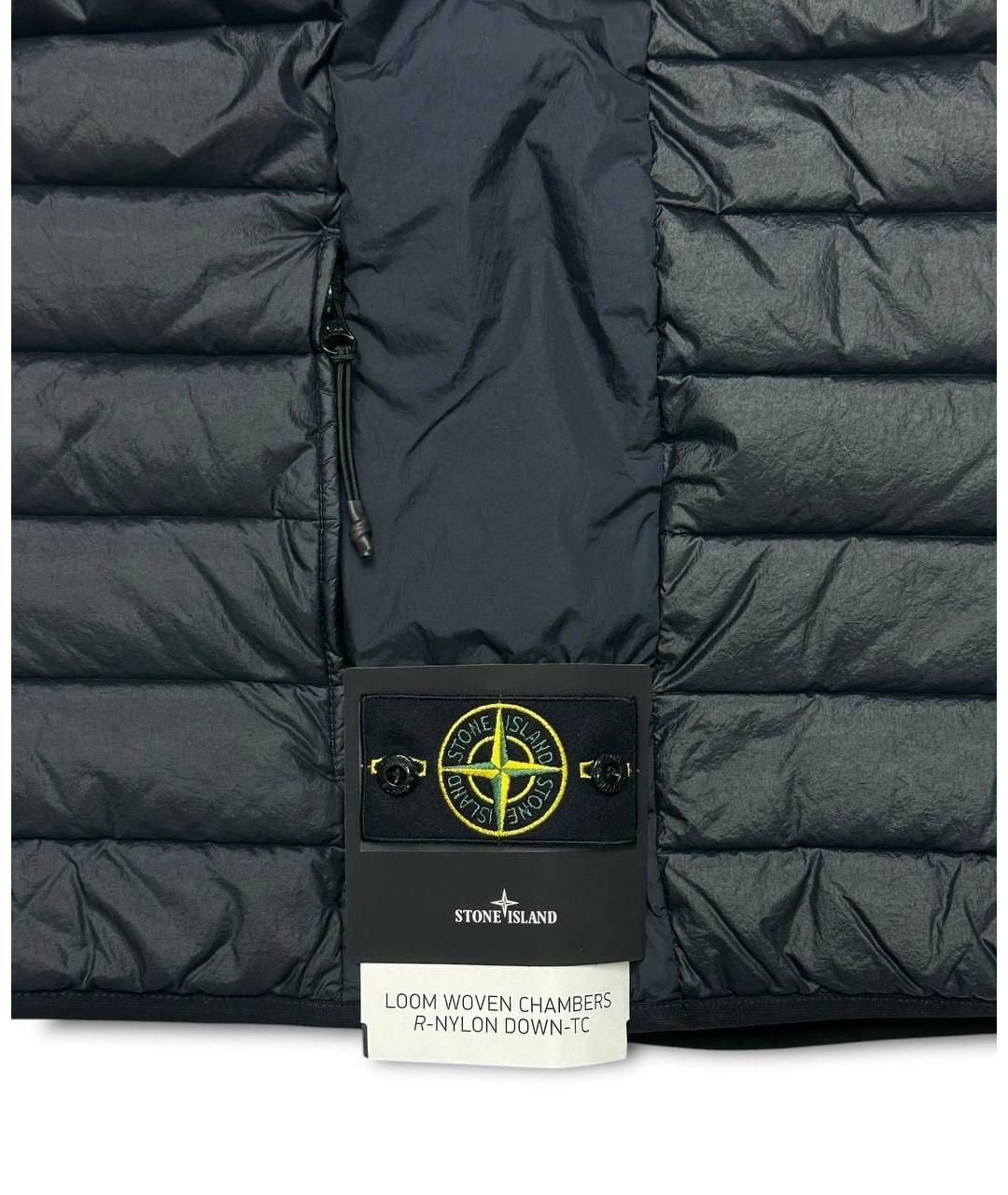 STONE ISLAND Темно-синий жилет, фото 4