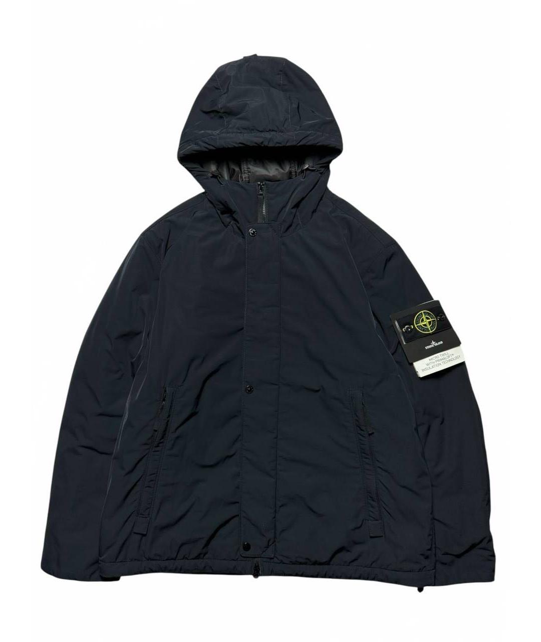 STONE ISLAND Темно-синяя куртка, фото 1