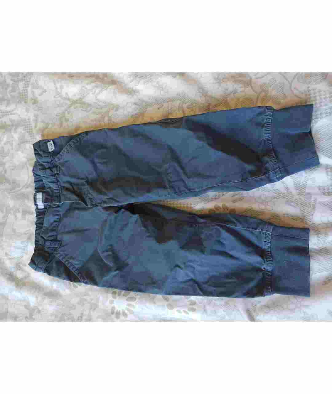 IL GUFO Синие хлопковые брюки и шорты, фото 5
