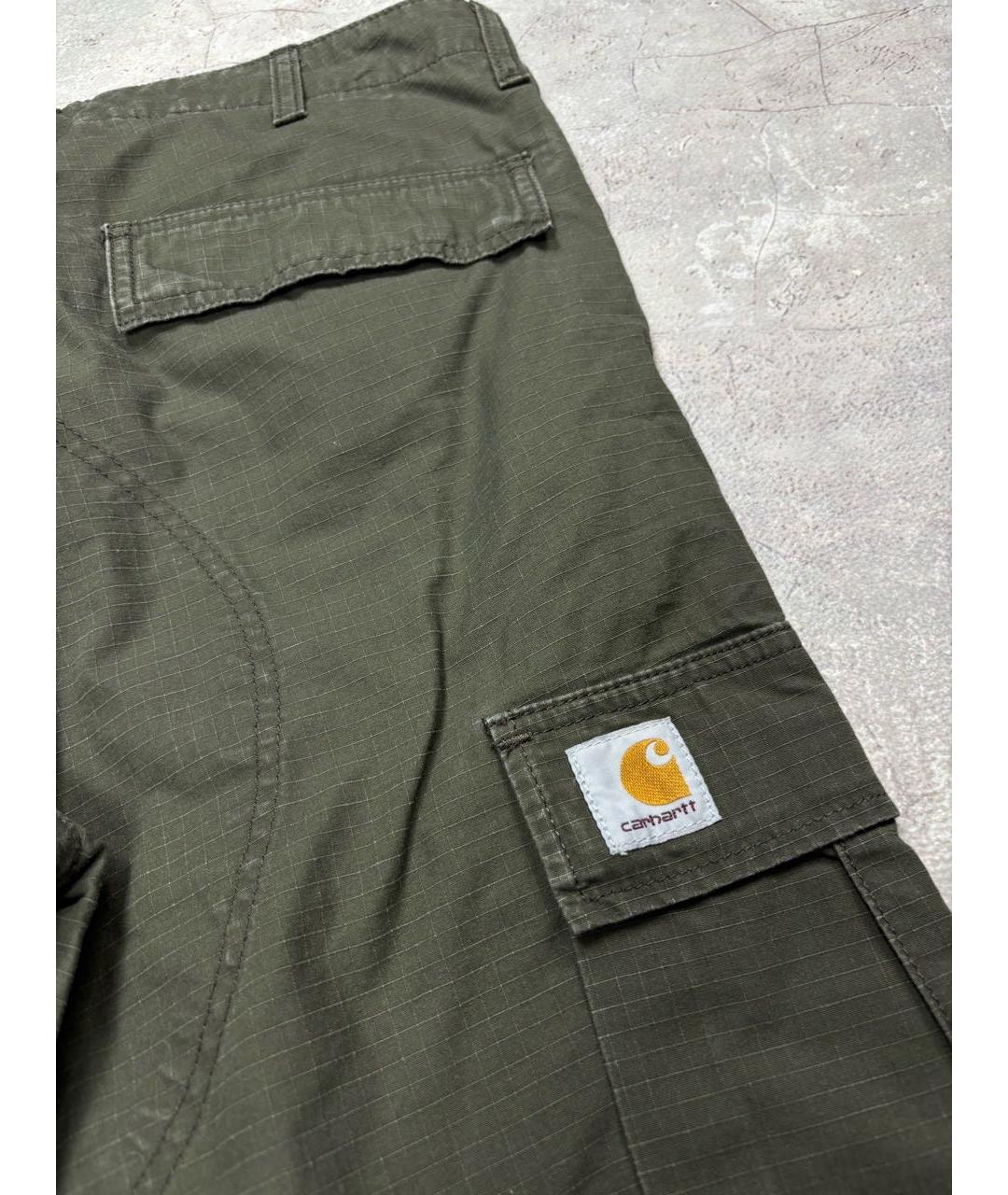 CARHARTT WIP Антрацитовые полиэстеровые повседневные брюки, фото 3