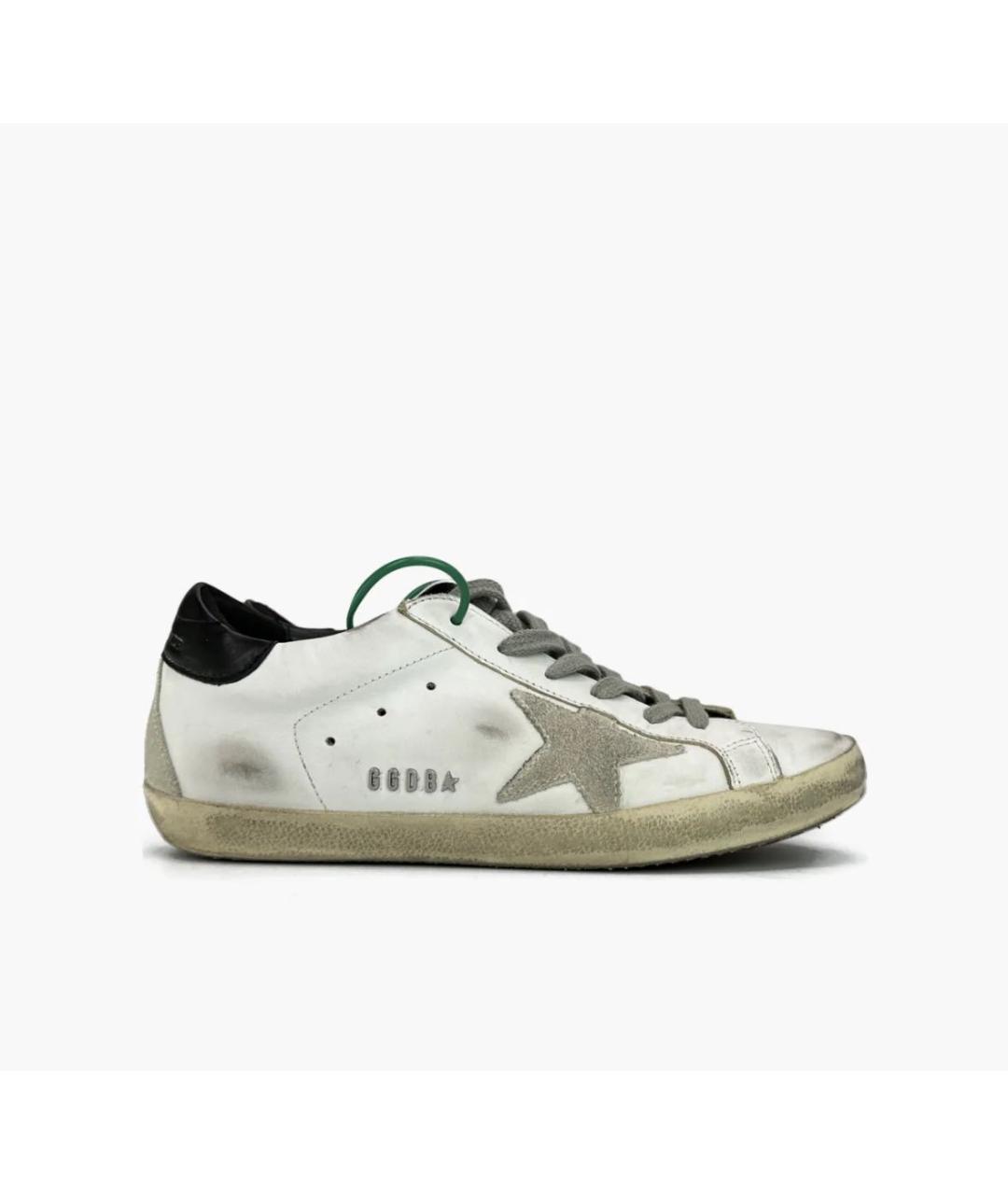 GOLDEN GOOSE DELUXE BRAND Белые кожаные кеды, фото 4