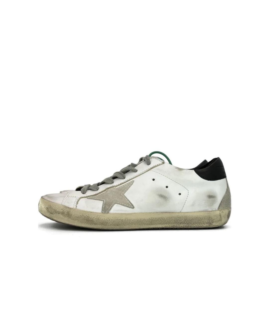 GOLDEN GOOSE DELUXE BRAND Белые кожаные кеды, фото 9