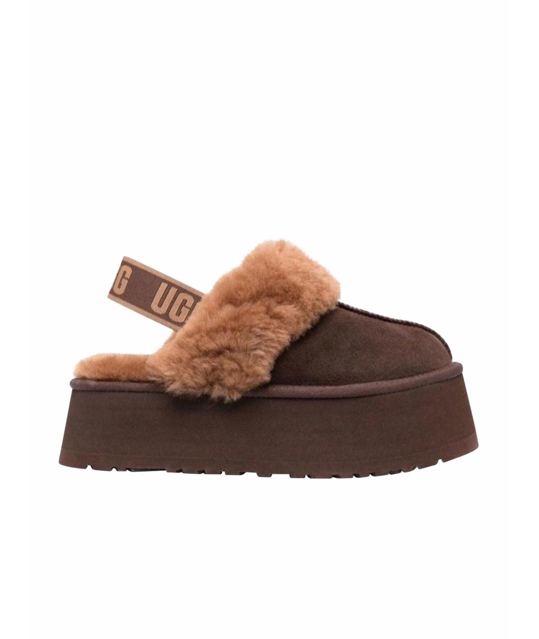 UGG AUSTRALIA Коричневые замшевые ботинки, фото 1