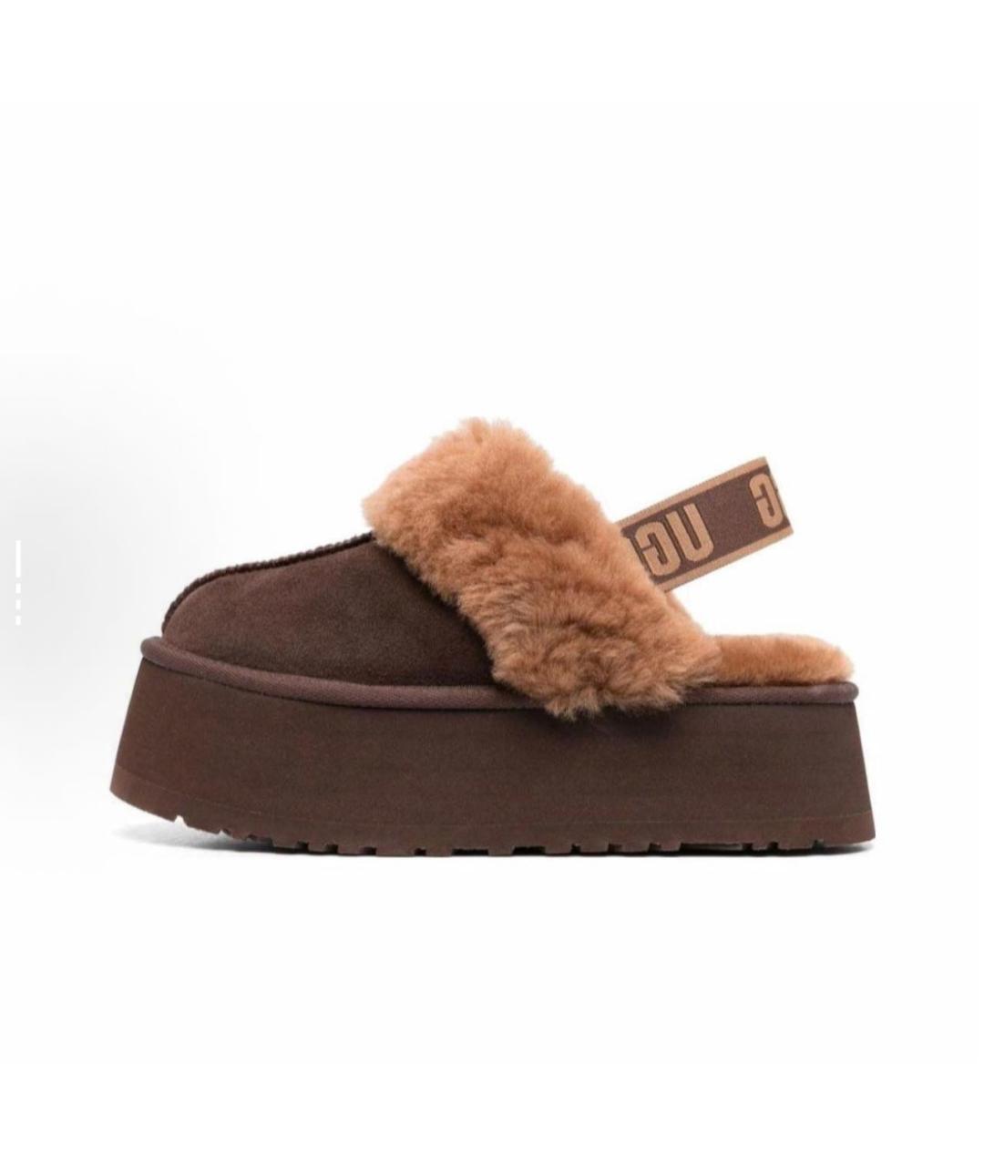 UGG AUSTRALIA Коричневые замшевые ботинки, фото 5