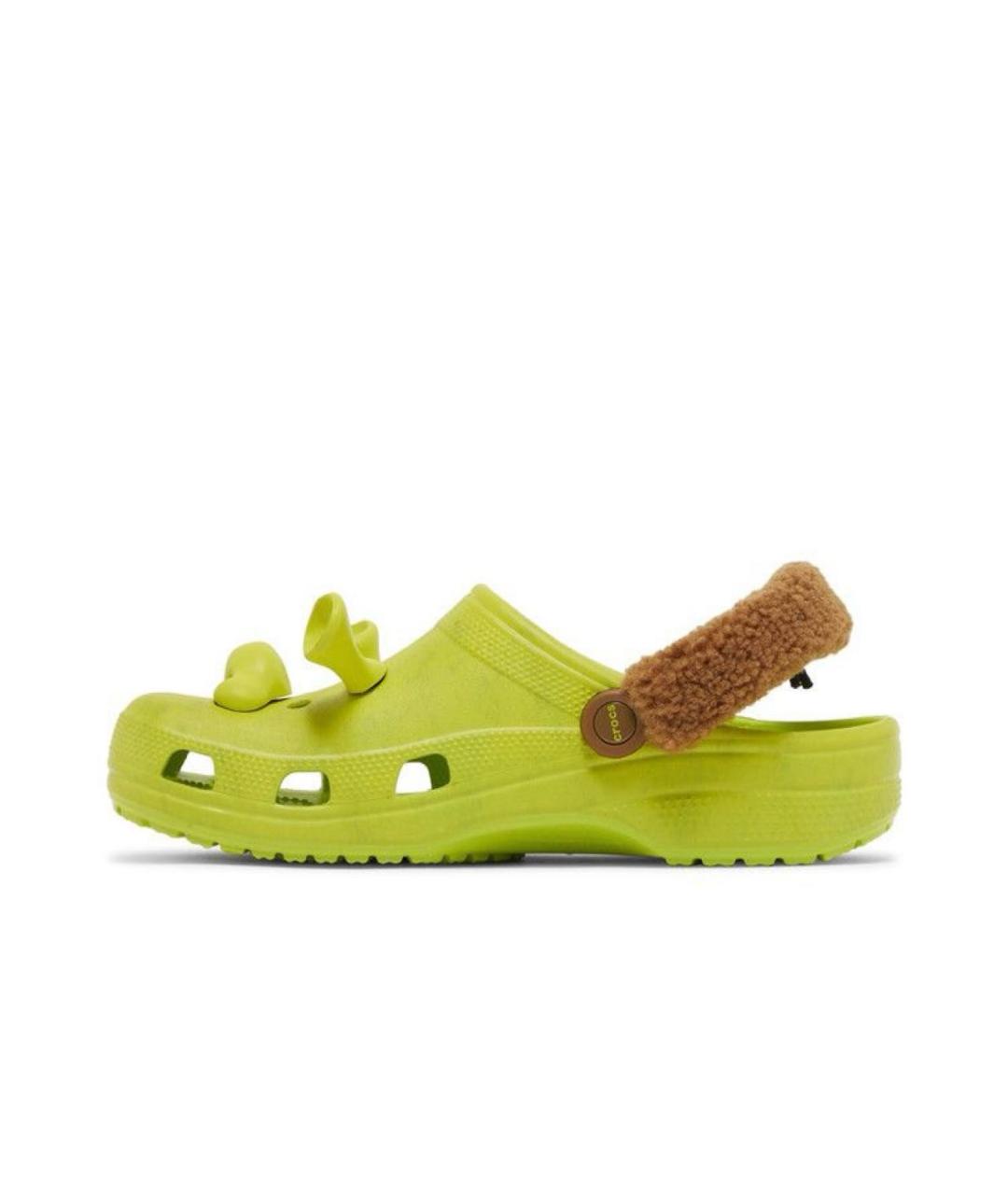 CROCS Зеленые шлепанцы, фото 3