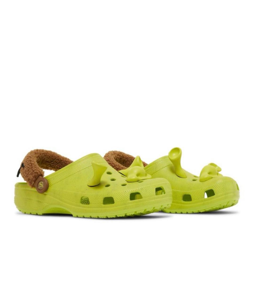 CROCS Зеленые шлепанцы, фото 4