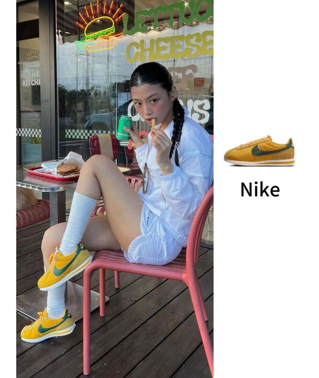 NIKE Горчичные кеды, фото 7