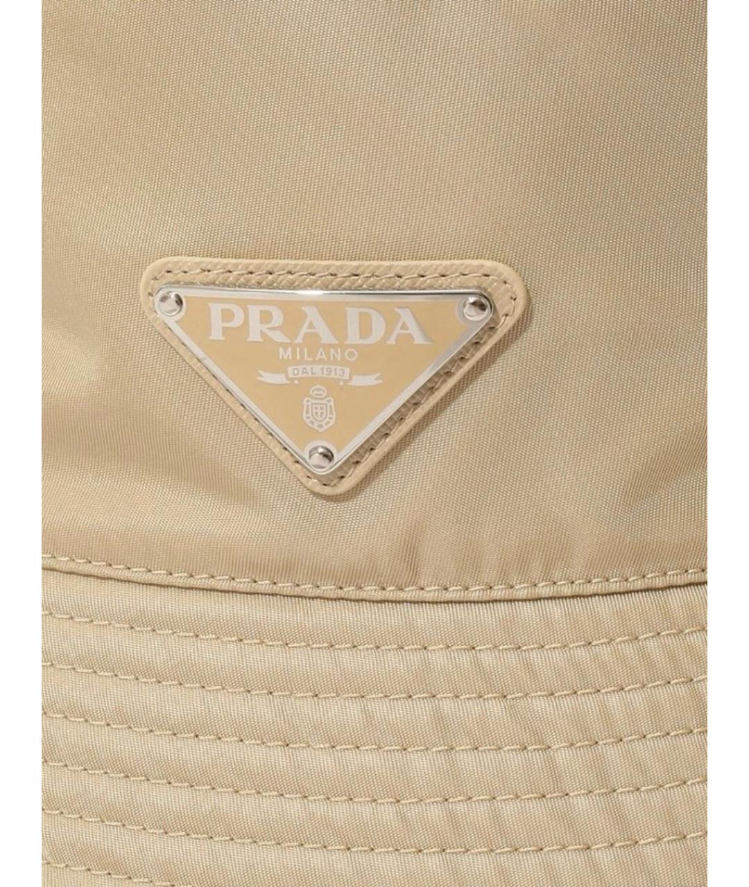 PRADA Бежевая панама, фото 6