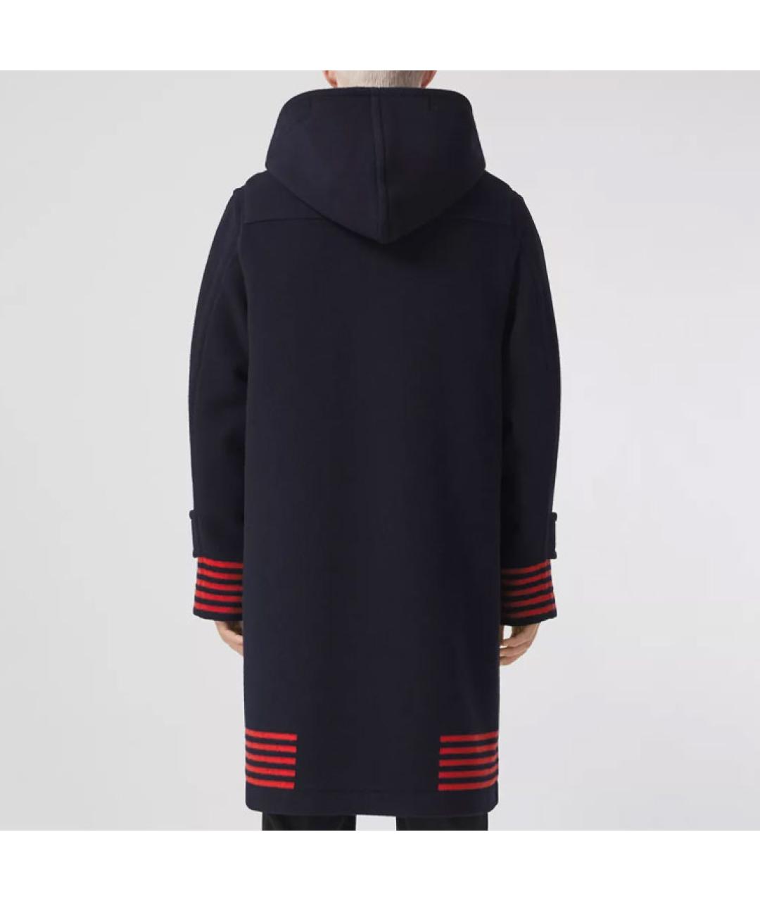BURBERRY Темно-синее пальто, фото 3