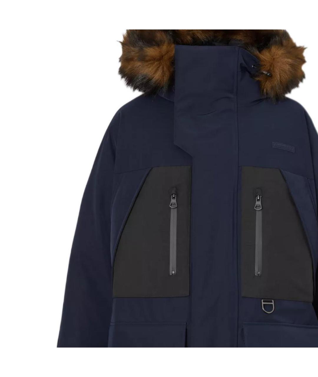 BURBERRY Темно-синий пуховик, фото 5
