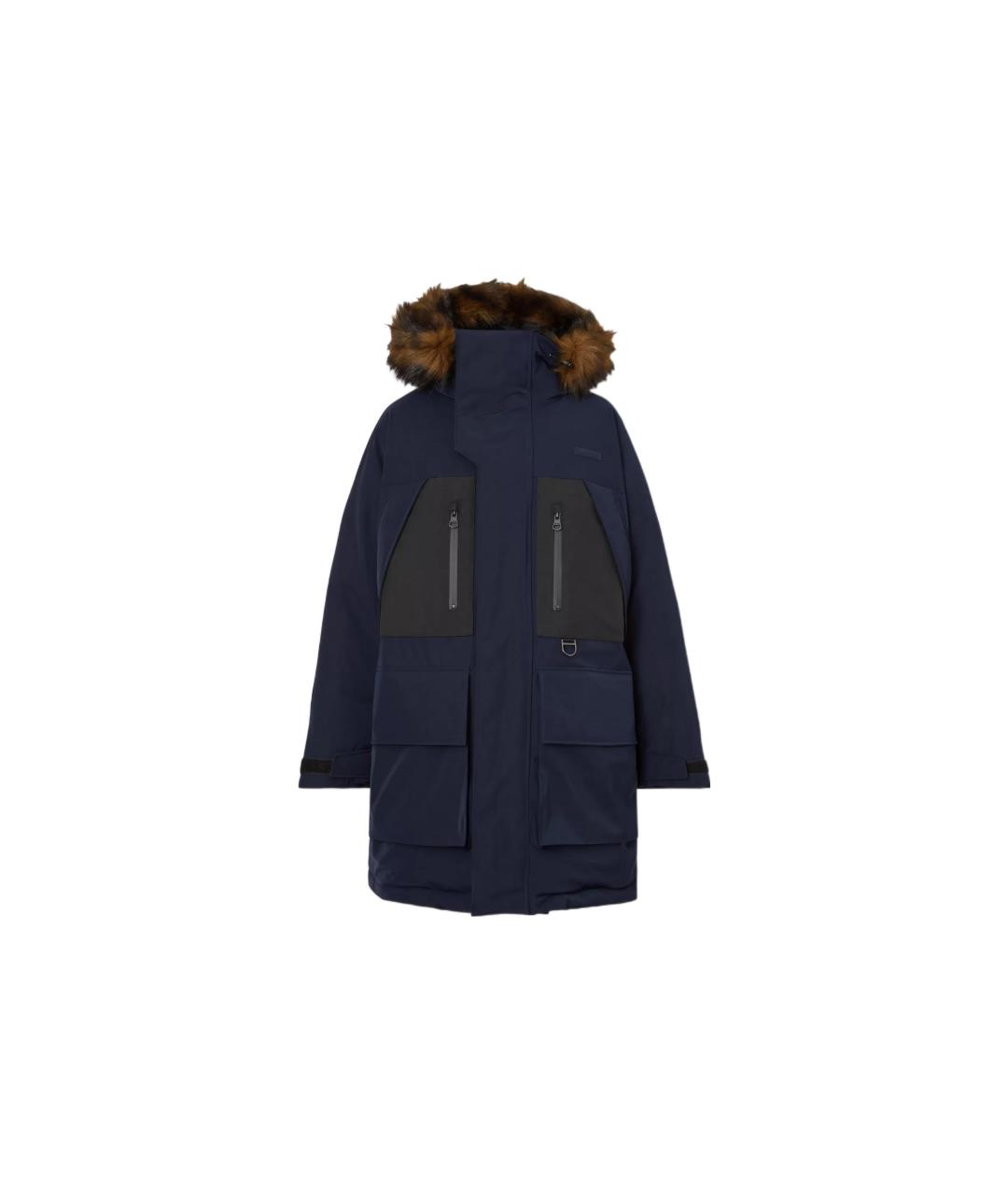 BURBERRY Темно-синий пуховик, фото 1