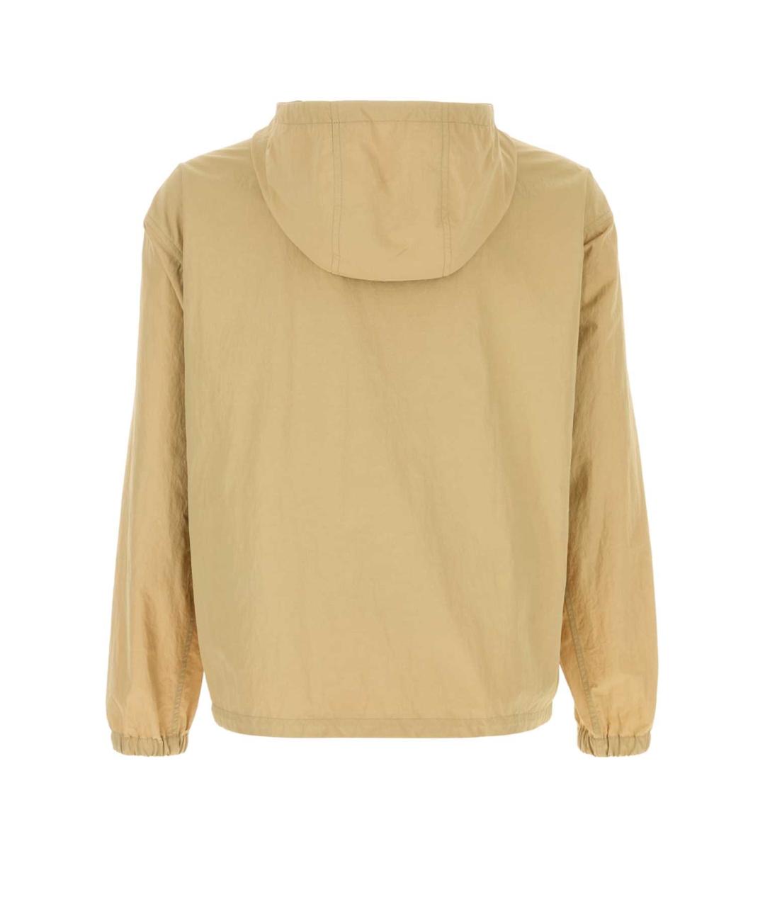 BURBERRY Бежевая полиамидовая куртка, фото 2