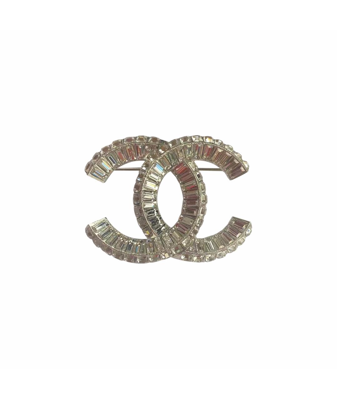 CHANEL Серебряная брошь, фото 1