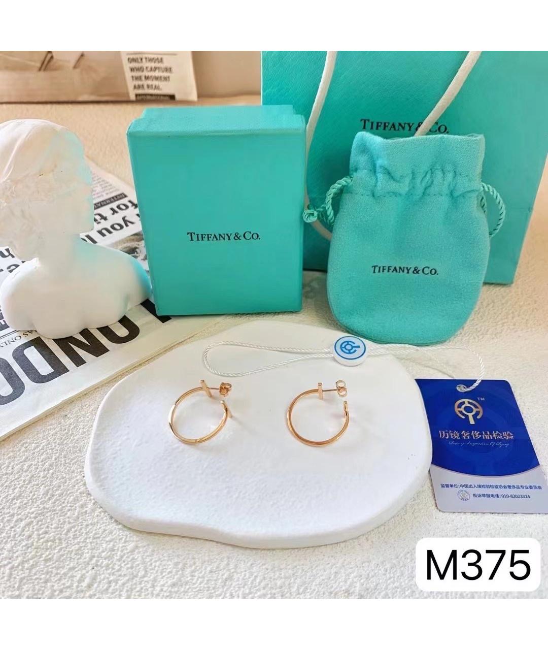 TIFFANY&CO Золотые серьги из розового золота, фото 8