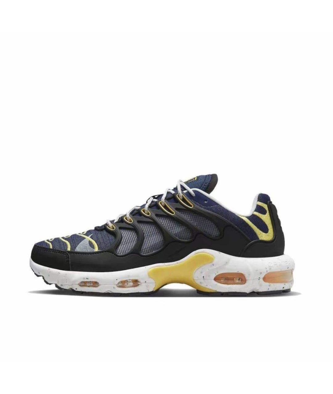 NIKE Синие текстильные низкие кроссовки / кеды, фото 7