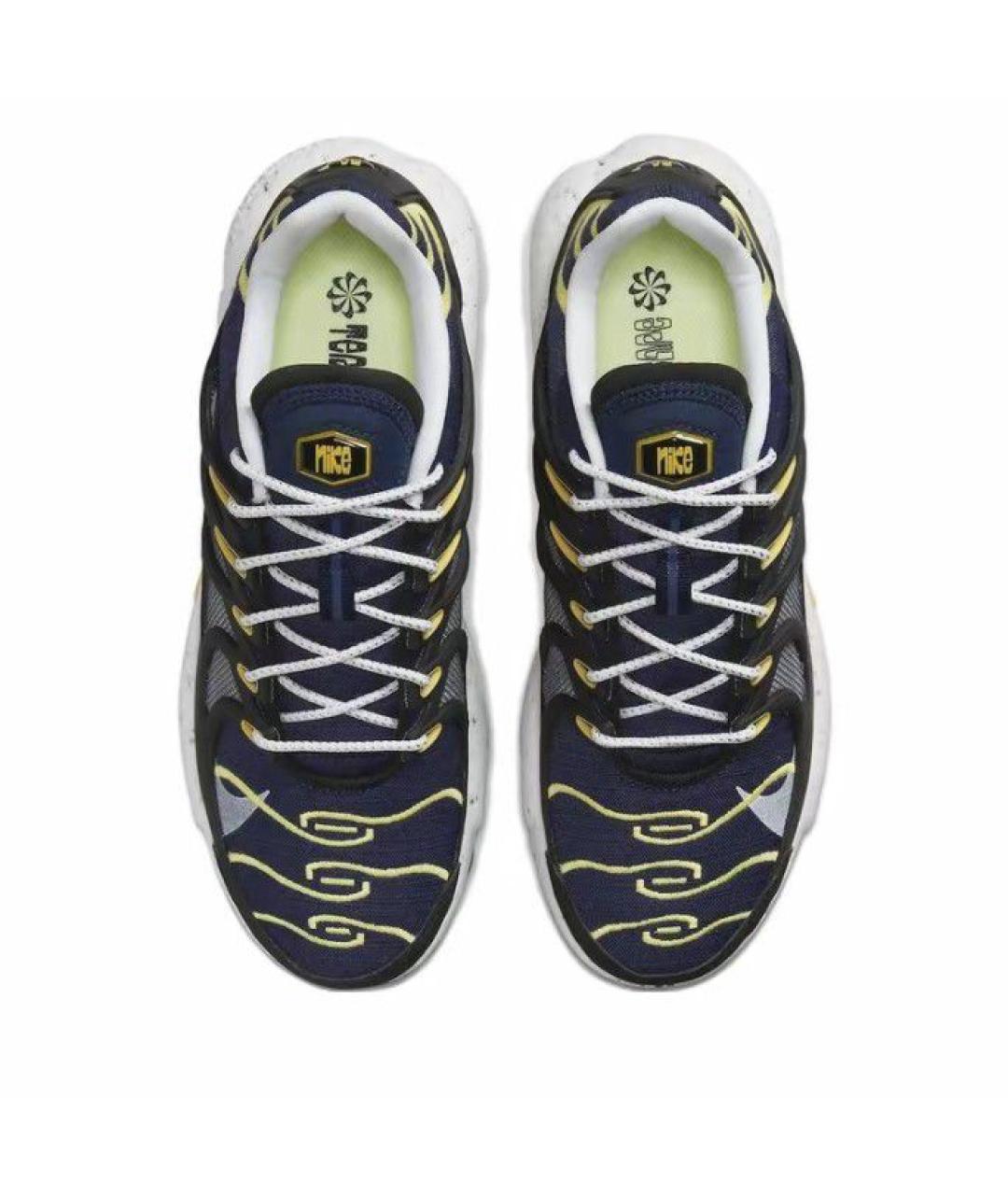 NIKE Синие текстильные низкие кроссовки / кеды, фото 4