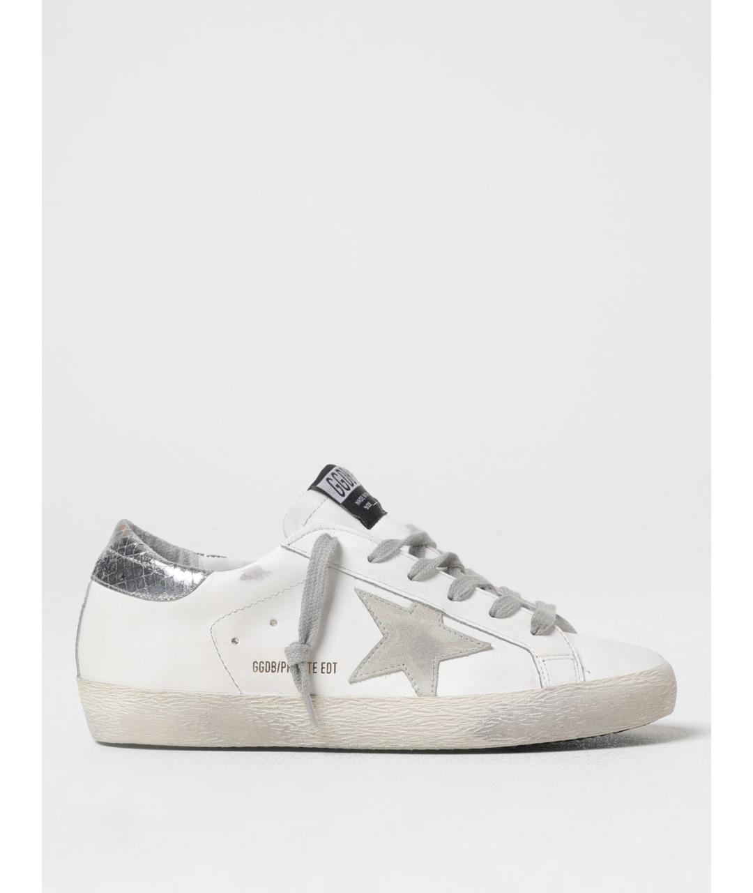 GOLDEN GOOSE DELUXE BRAND Белые кожаные кеды, фото 5