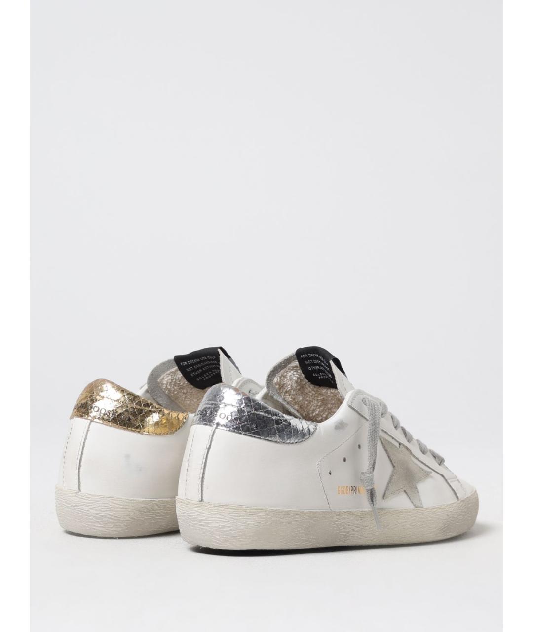 GOLDEN GOOSE DELUXE BRAND Белые кожаные кеды, фото 3