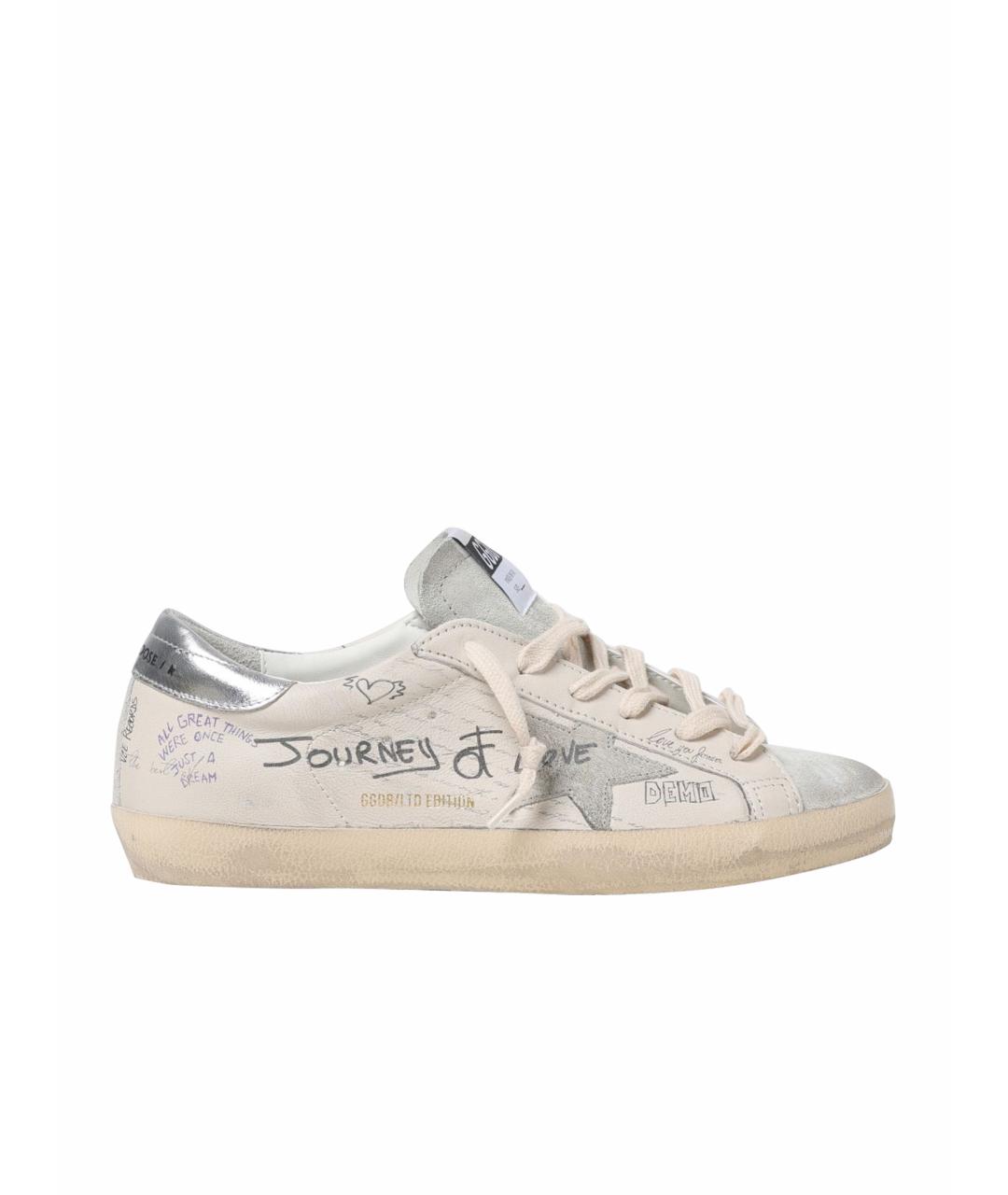 GOLDEN GOOSE DELUXE BRAND Белые кеды, фото 1