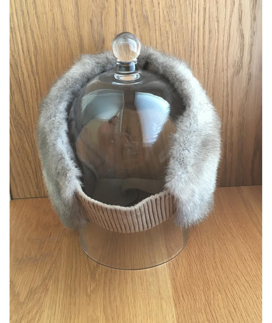 MAX MARA Серая повязка на голову, фото 3