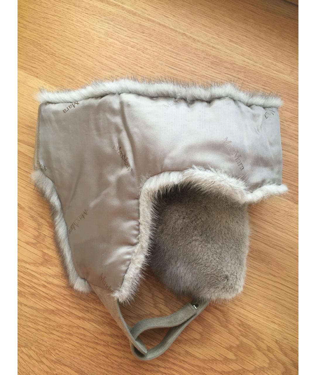MAX MARA Серая повязка на голову, фото 6