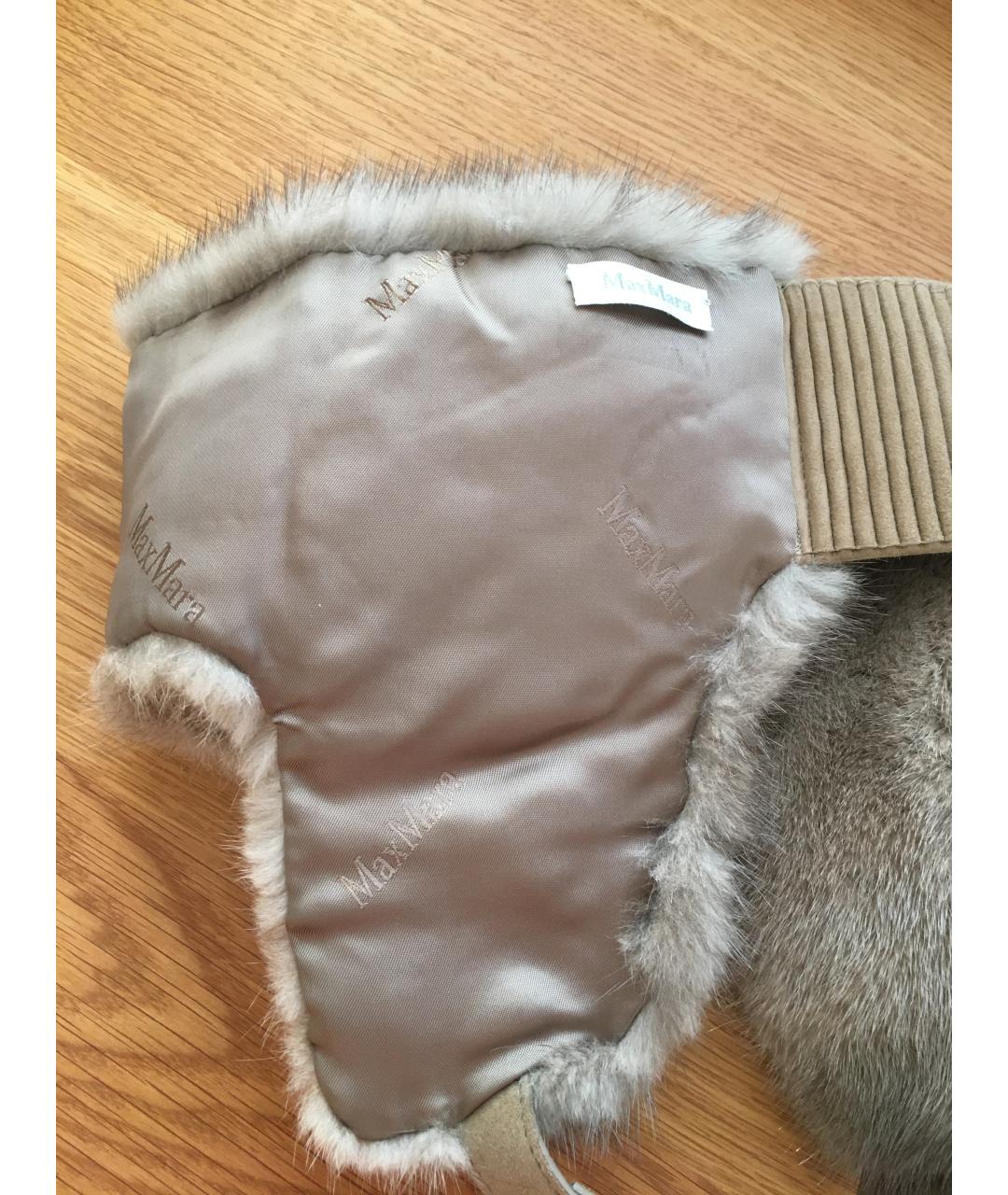 MAX MARA Серая повязка на голову, фото 4