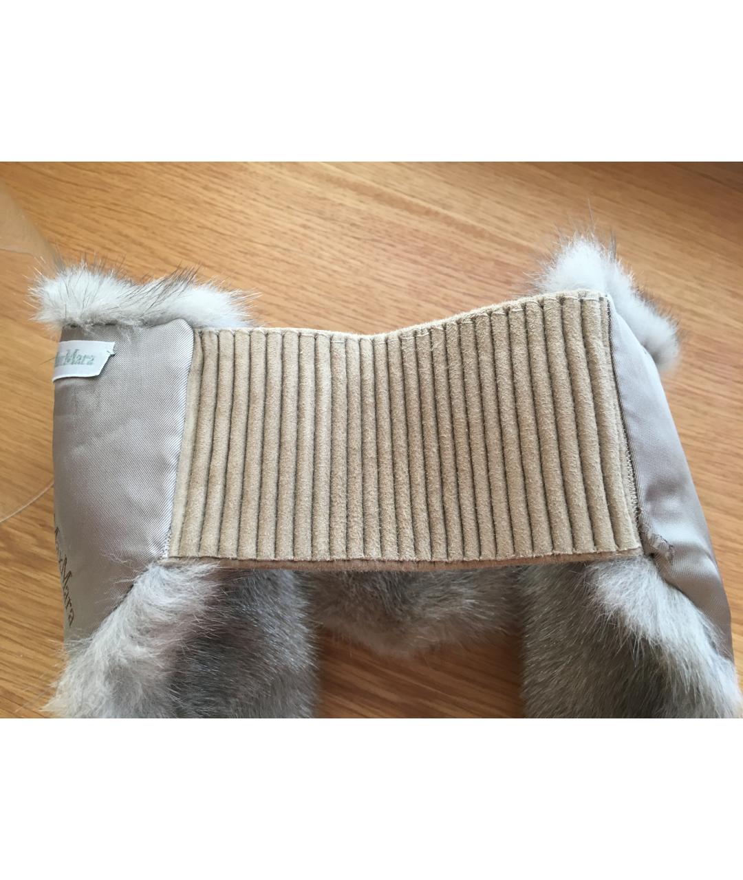 MAX MARA Серая повязка на голову, фото 9