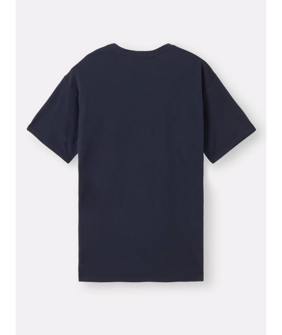 STONE ISLAND Синяя хлопковая футболка, фото 5