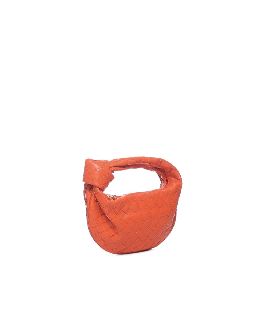 BOTTEGA VENETA Красная кожаная сумка с короткими ручками, фото 4