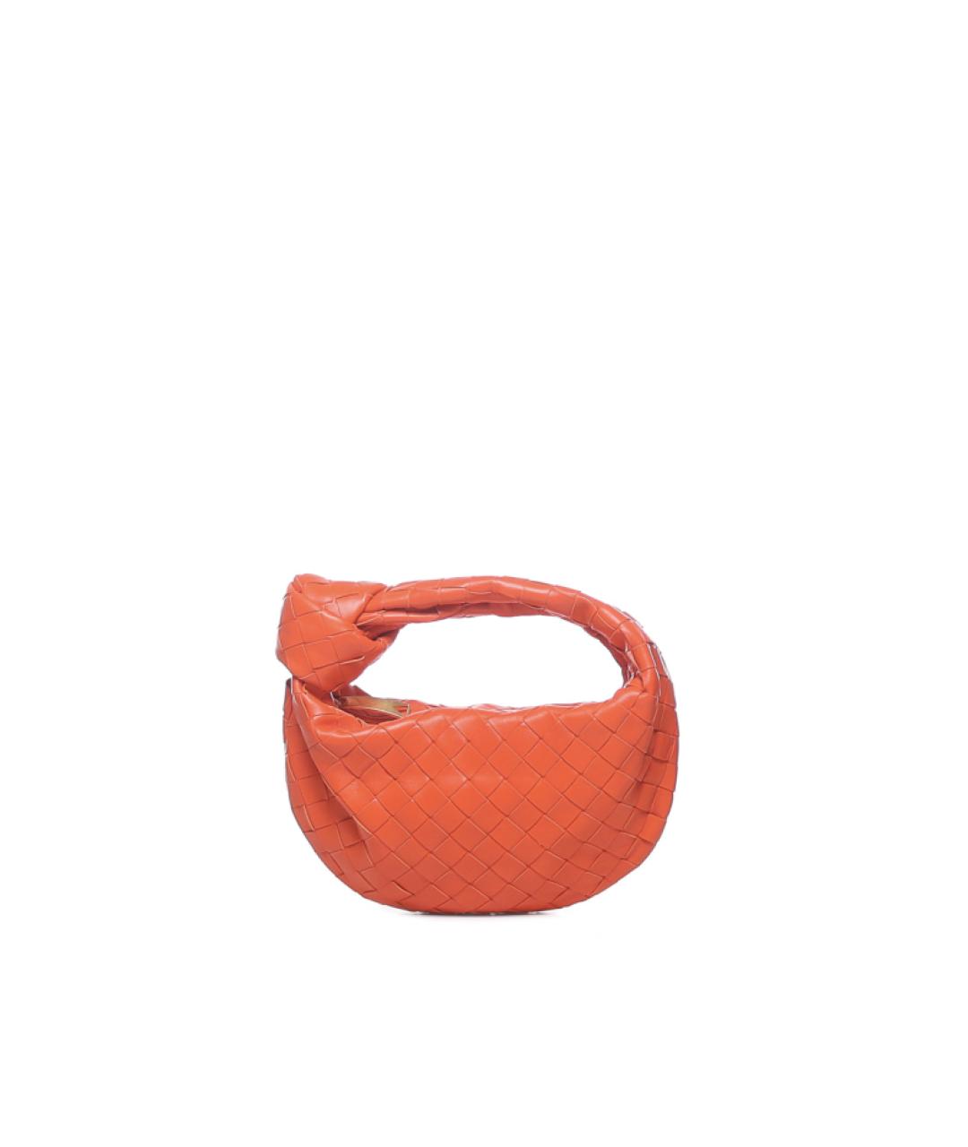 BOTTEGA VENETA Красная кожаная сумка с короткими ручками, фото 1